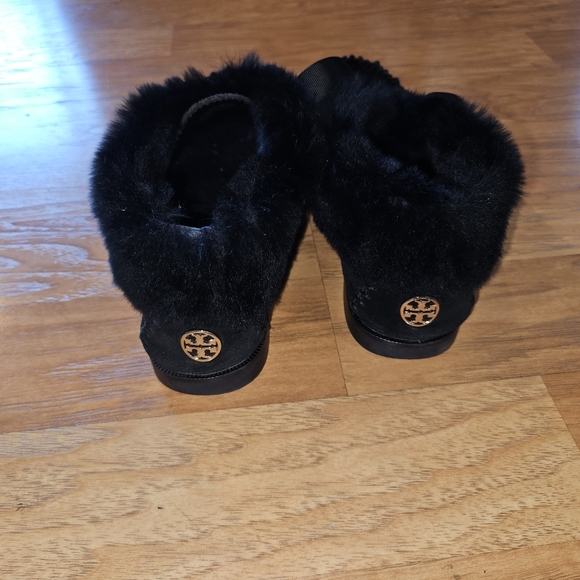 Tory Burch Aberdeen Fur Slippers size 7 - Picture 4 of 6